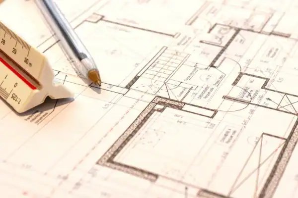Image of architect Kimberley drawings