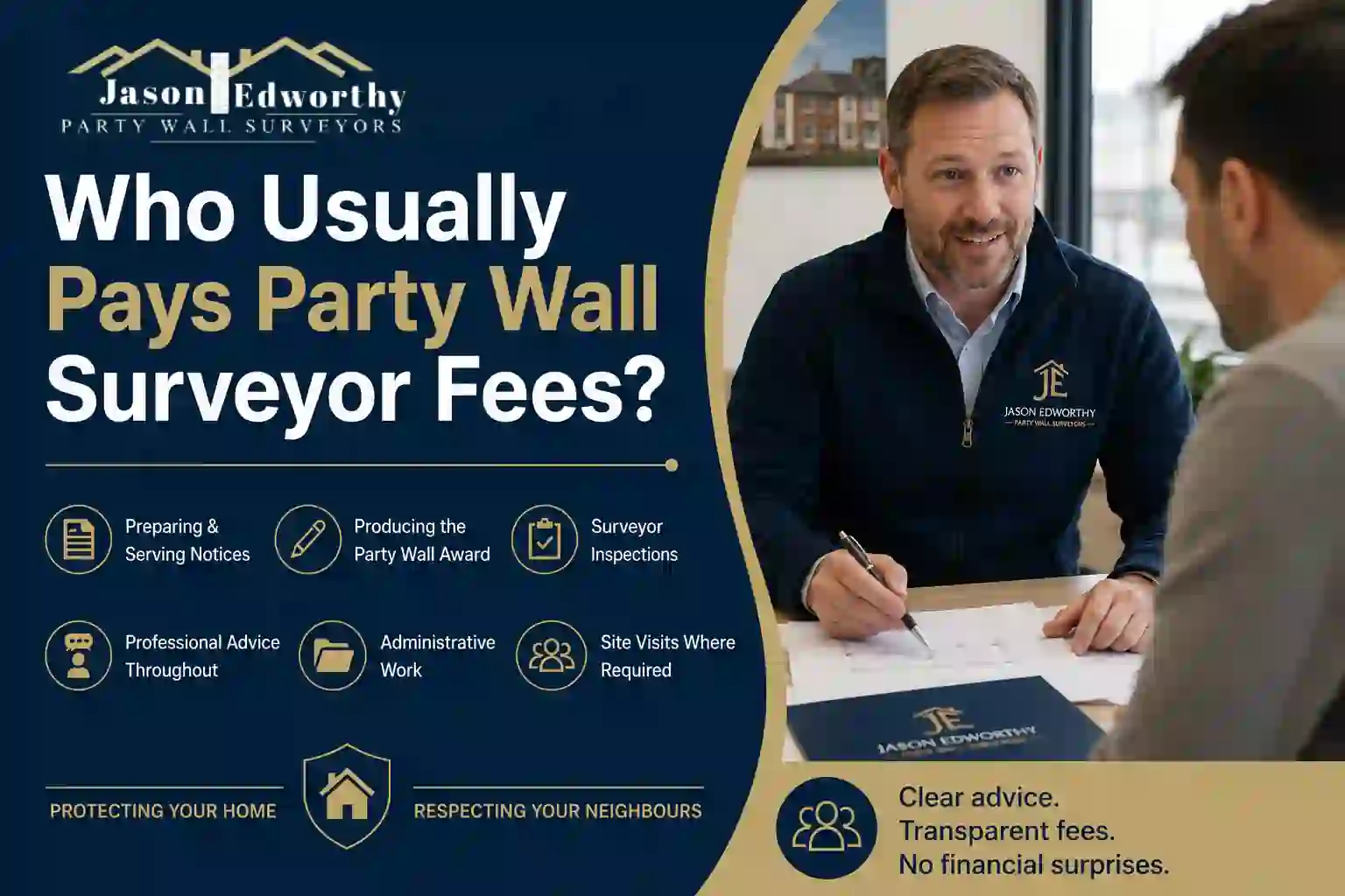 Who Usually Pays Party Wall Surveyor Fees Kimberley?